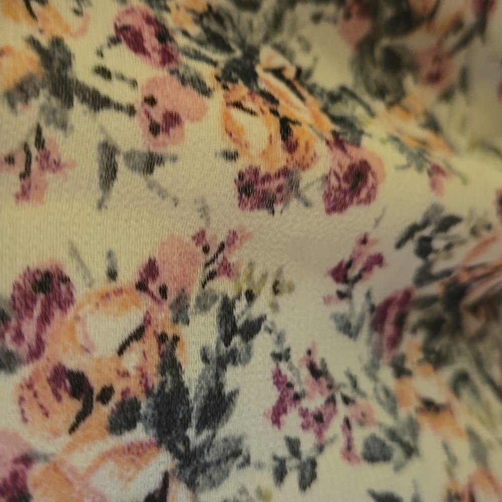 Chic Cream Floral Off-Shoulder Midi Dress NWT - Picture 10 of 15